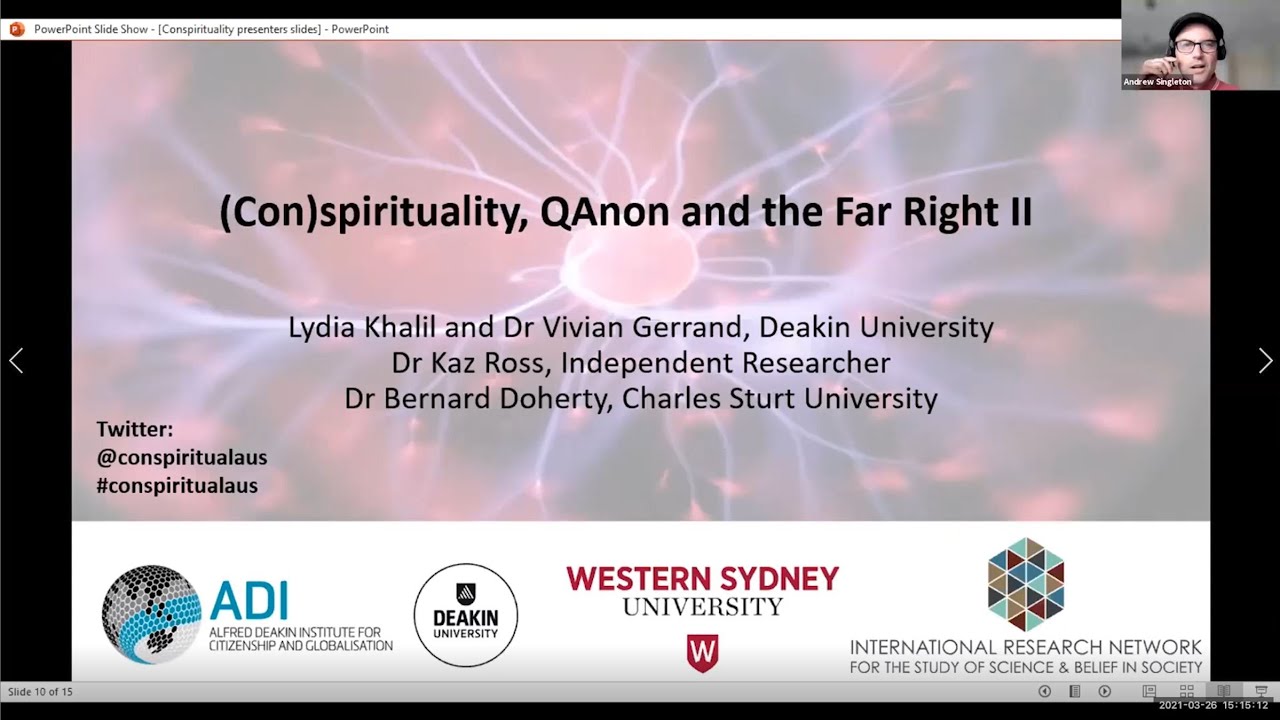 (Con)spirituality Colloquium - Keynote Panel 6: Conspirituality, QAnon and the Far Right, Part 2
