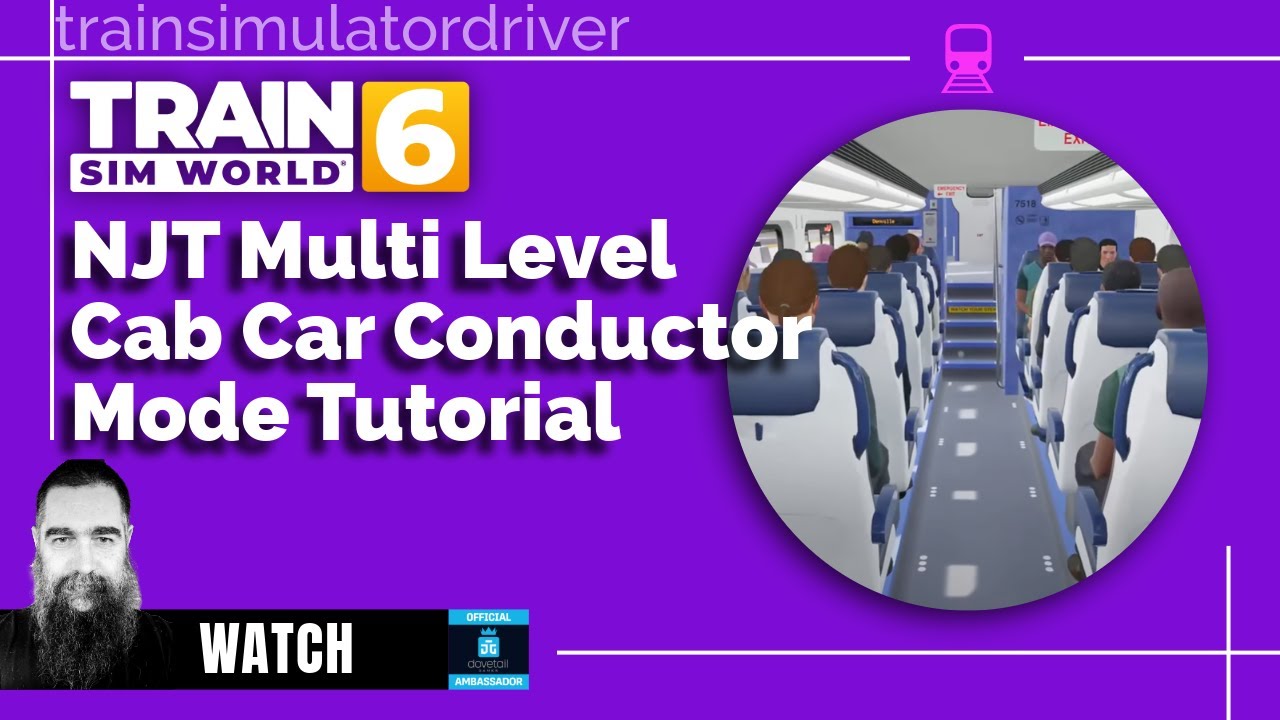 tsw6 tutorial NJT bi level conductor mode