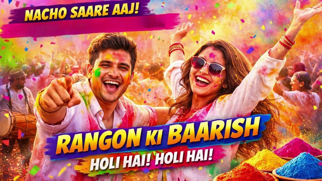 Nacho Saare Aaj! HOLI SONG | #RangonKiBaarish #HoliSong #Holi2026 #HoliHai#HoliSpecial