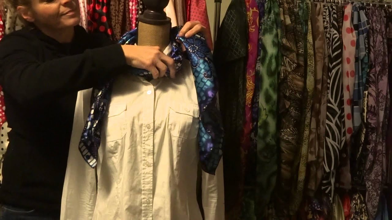 Scarf tie #2 - By:  Wild Rags & Scarves By Doris