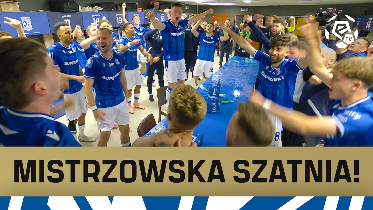 Szatnia mistrzów! Tak świętuje Lech Poznań! | Ekstraklasa 2024/25