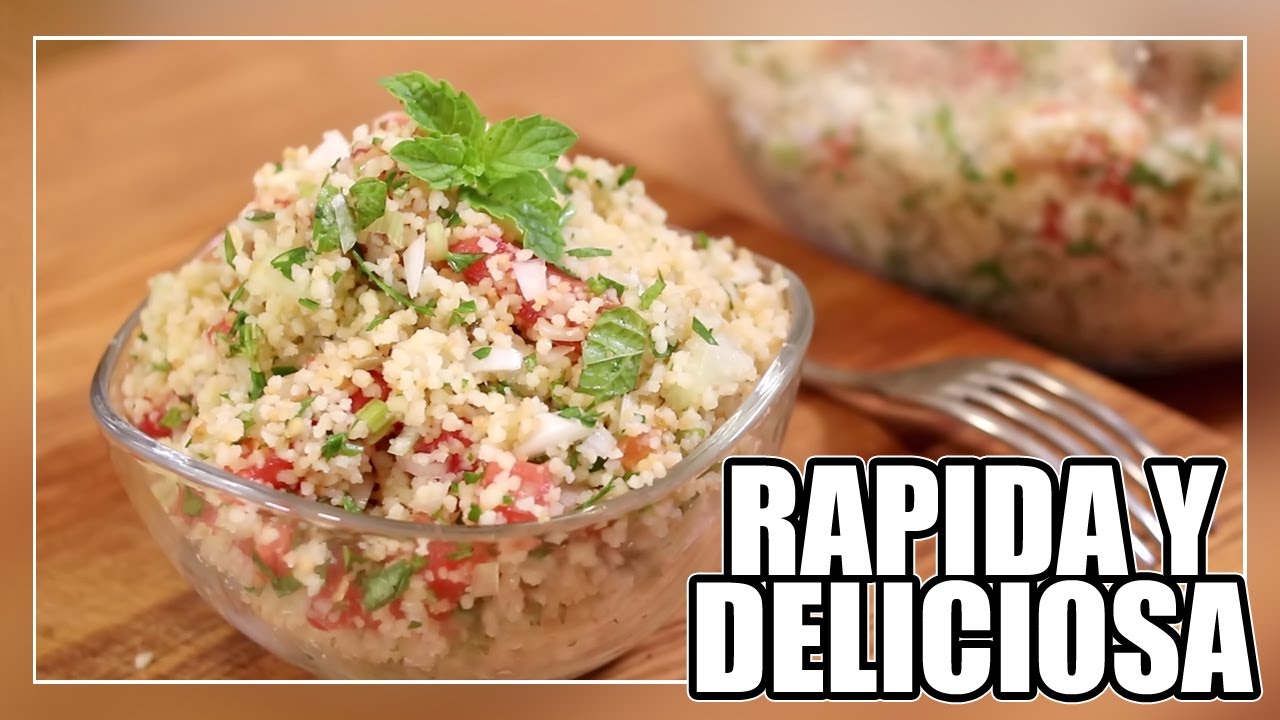 😍 El TABULÉ mas SABROSO del MUNDO (Ensalada Árabe FÁCIL Y RÁPIDA)