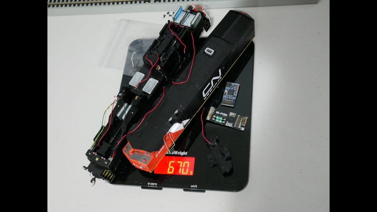 Rapido C40-8M Dash 8 CN 2400 DCC Sound Custom Build Part 1