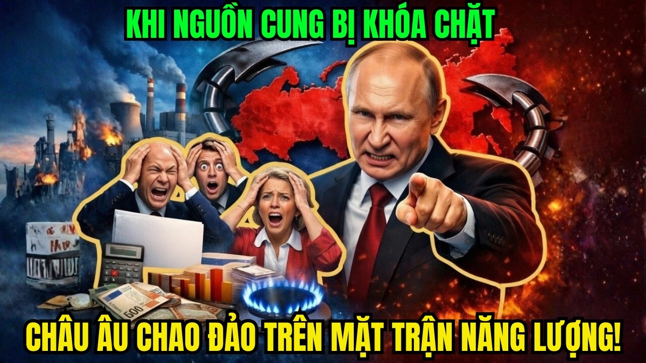 KHI NGUỒN CUNG BỊ KHÓA CHẶT: CHÂU ÂU CHAO ĐẢO TRÊN MẶT TRẬN NĂNG LƯỢNG!