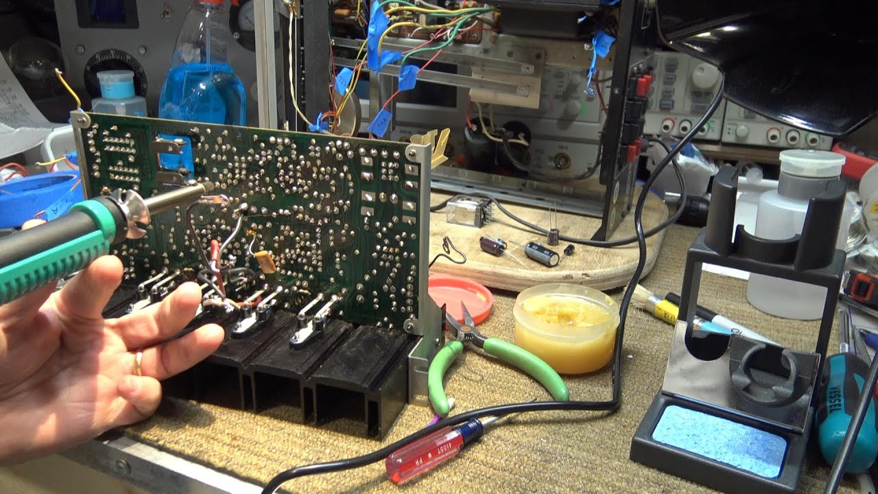 Marantz 2252b Part 2 - Restoring the Amplifier & Power Supply Board