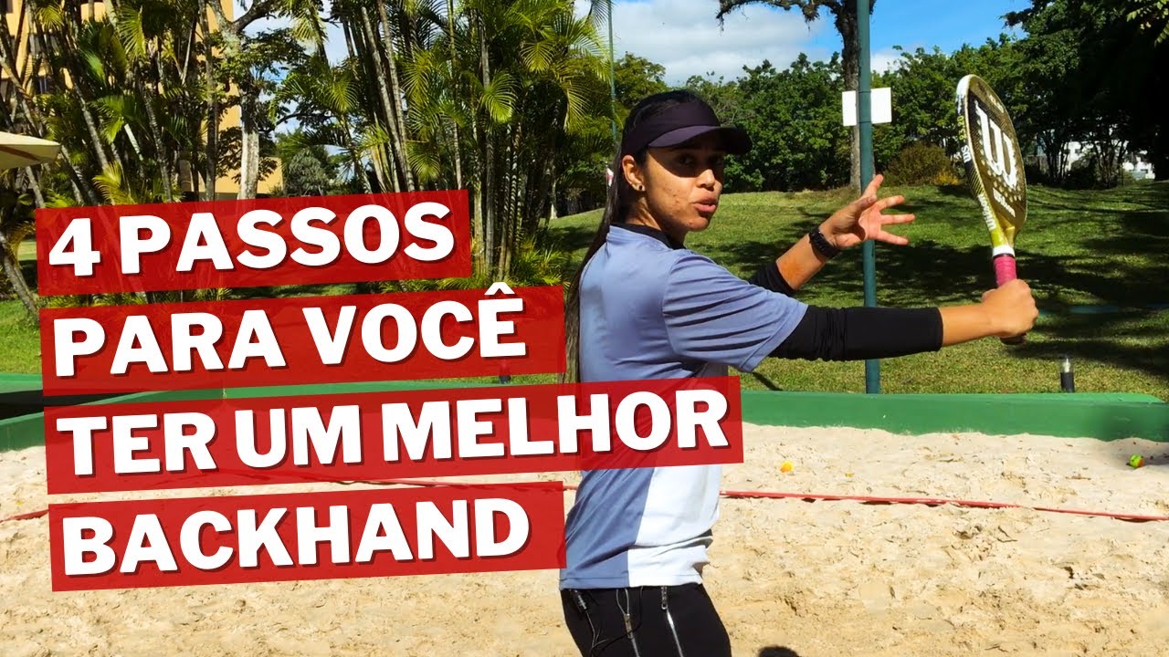 COMO TREINAR O BACKHAND VOLLEY NO BEACH TENNIS | SUZANA SILVA TÊNIS