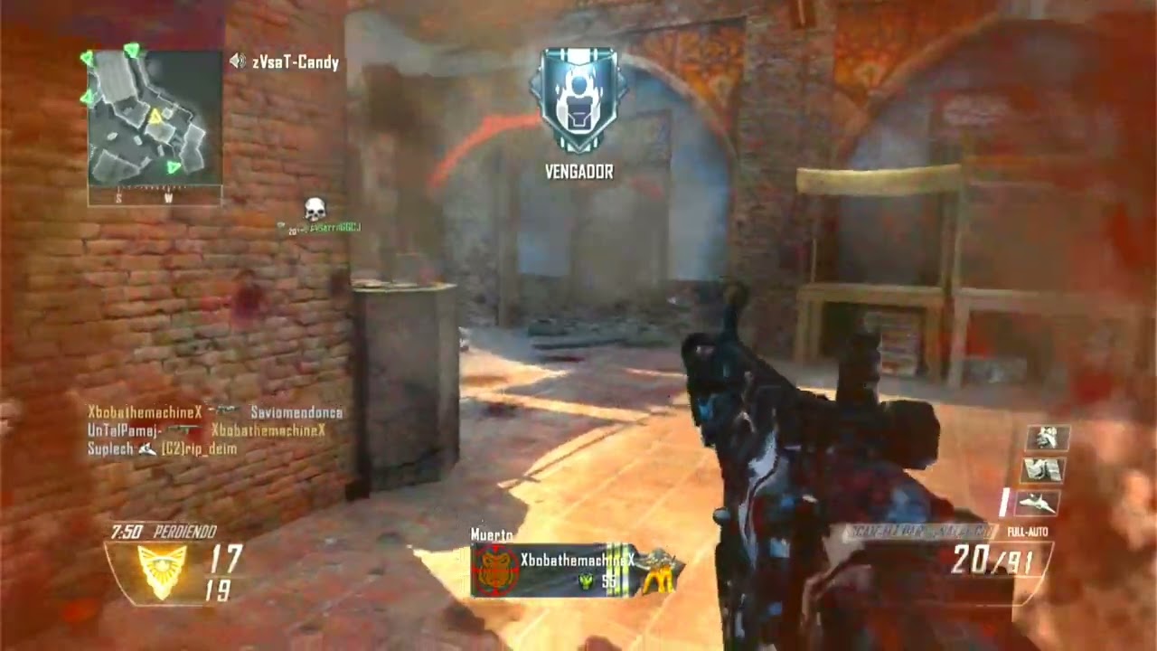 Black ops 2 in PS3 Gameplay..