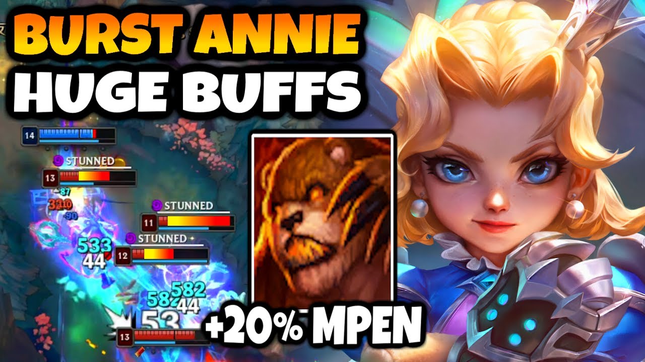 Riot BUFFED ANNIE so her ONE-SHOT BUILD is CRAZY NOW