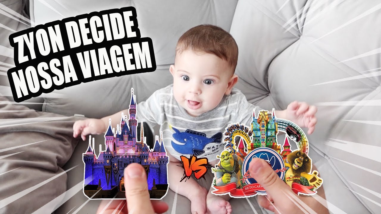 MEU BEBÊ DECIDIU A NOSSA VIAGEM * Disney ou Beto Carrero? | Kathy Castricini