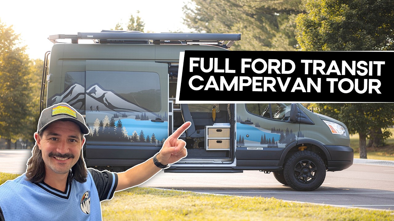 Custom Pre Owned Ford Transit Camper Van for Sale #41087 &ndash; Full Tour & Features Breakdown