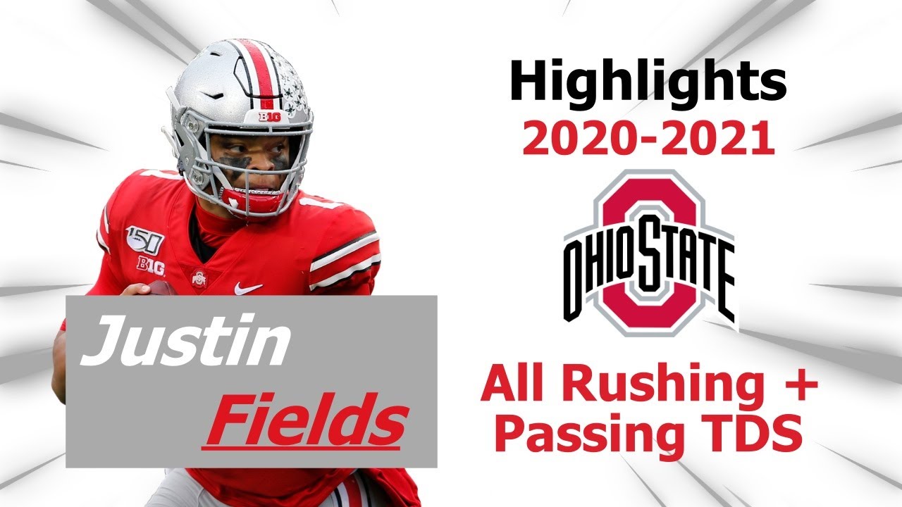 Every Justin Fields Touchdown from the 2020-2021 College Football Season (Highlights)