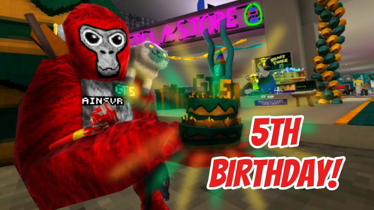 It's Gorilla Tags 5th BIRTHDAY!