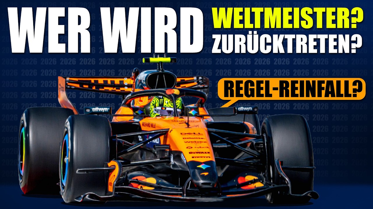 F1 2026 Prognose: 8 Brennpunkte – Weltmeister, Rücktritte, Regel-Reinfall?