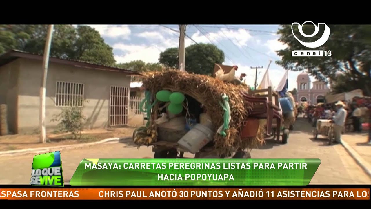 Carretas Peregrinas hacia Popoyuapa