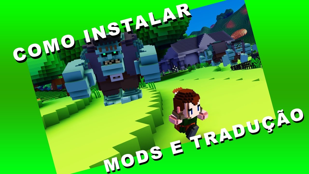 Cube World - Como instalar e Configurar Mods e Tradução!