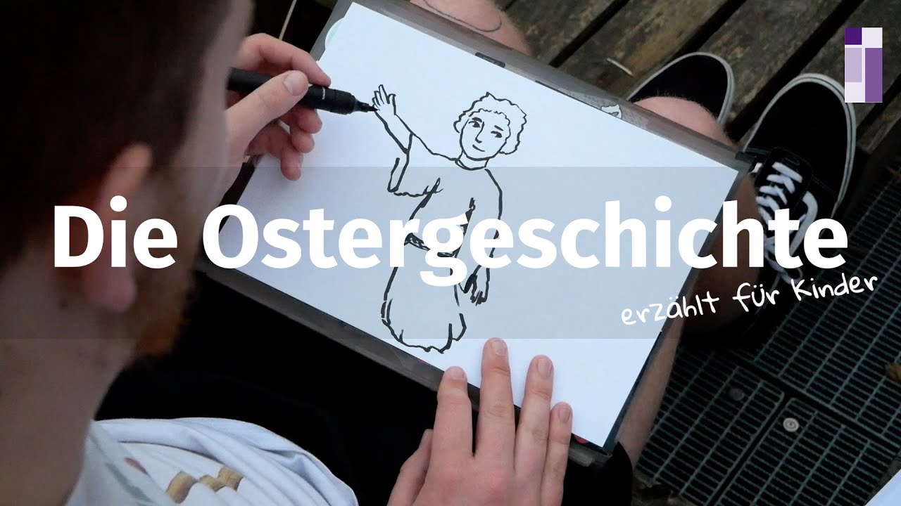 Die Ostergeschichte erzählt für Kinder I mit Bildern und Illustrationen