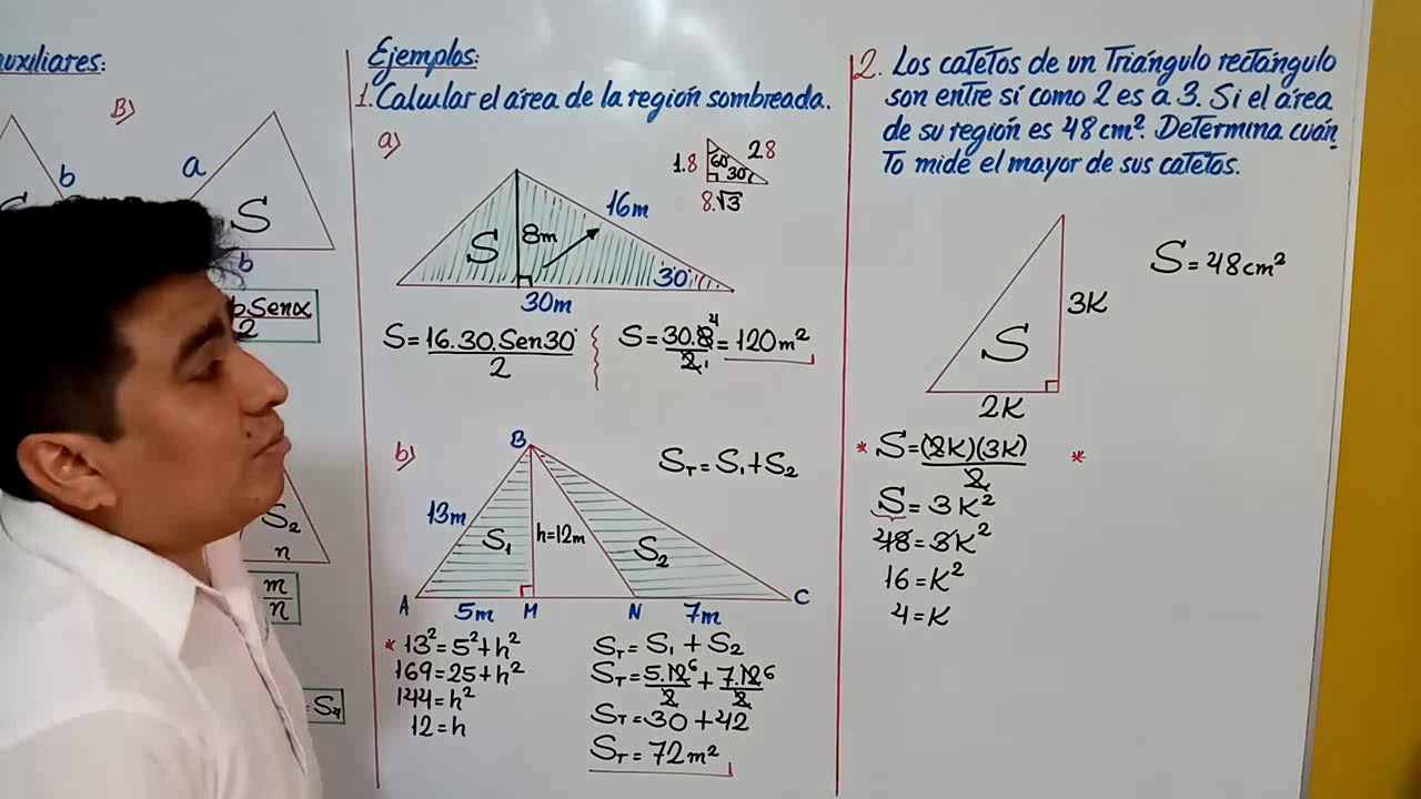 Área de Regiones Triangulares II - GEOMETRÍA