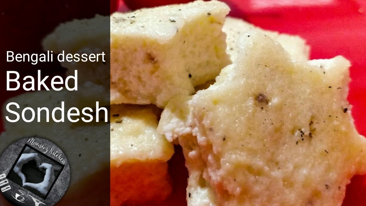 Baked Sondesh | Bengali Dessert
