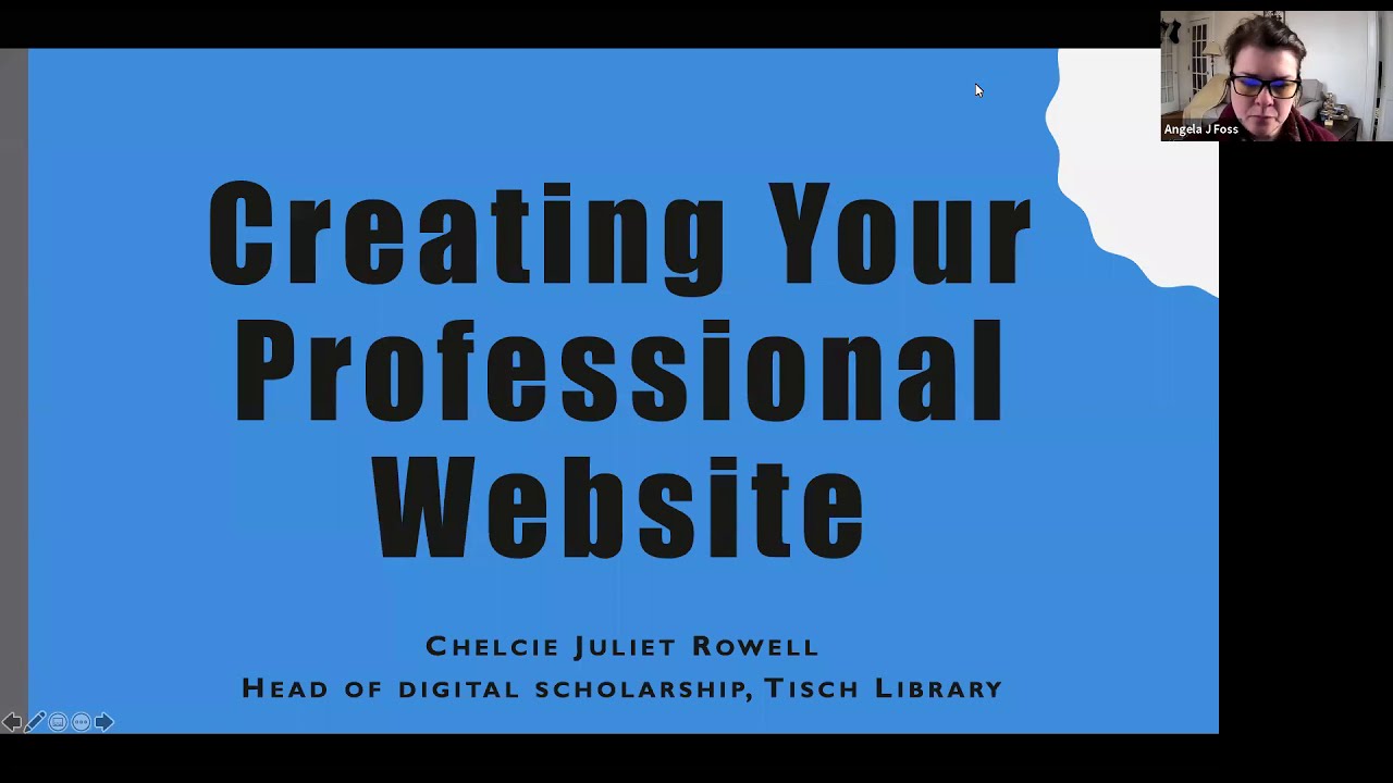 Creating Your Professional Website