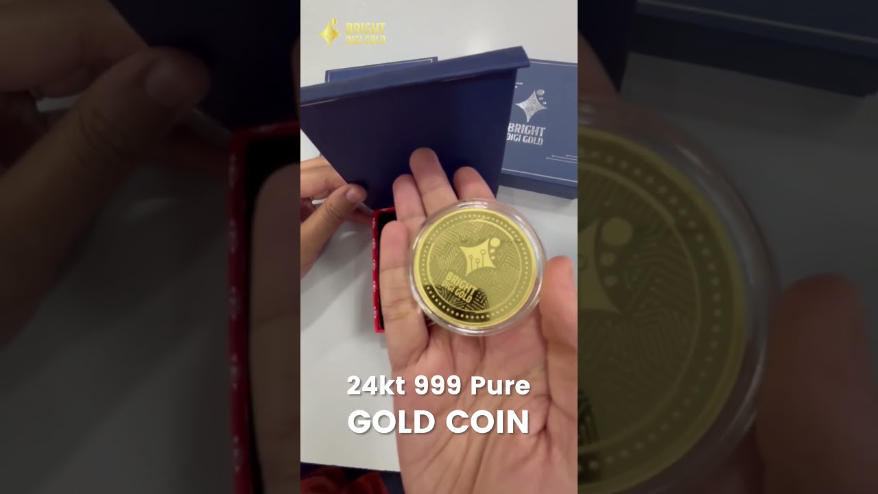 50gm Gold Coins Unboxing - Shiny Surprise Inside! (2024)
