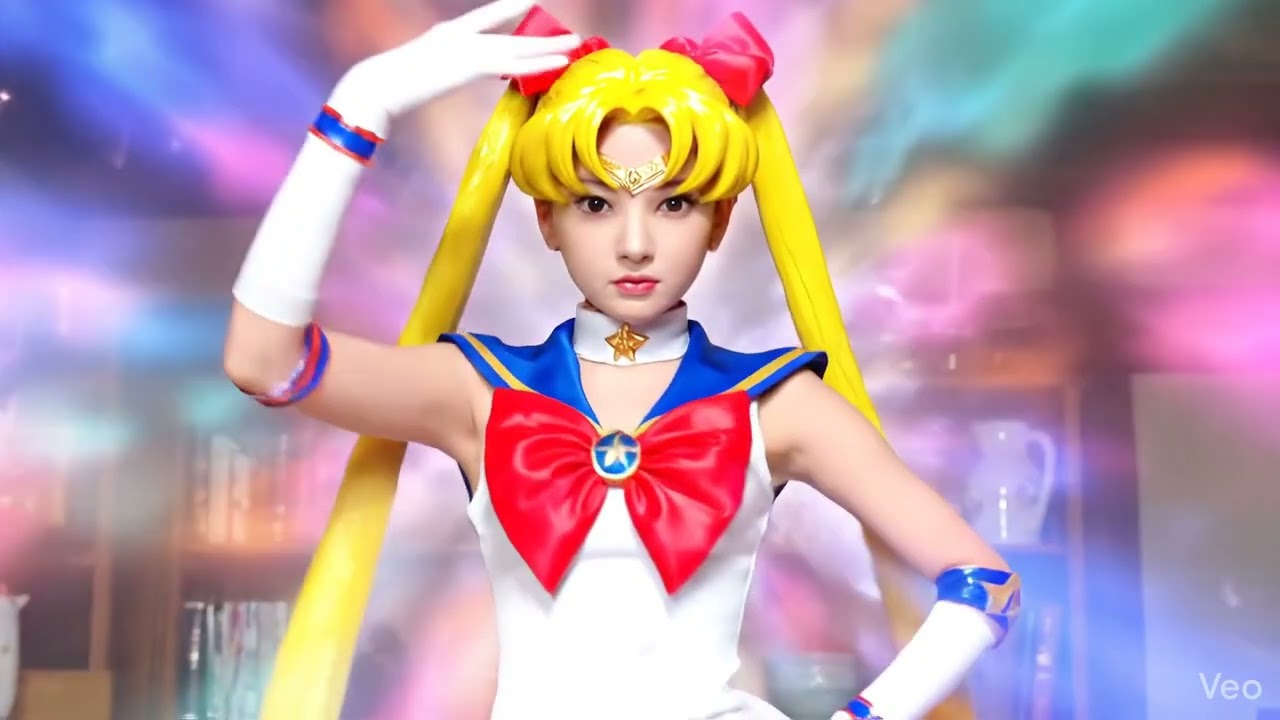 セーラームーン変身動画作成
