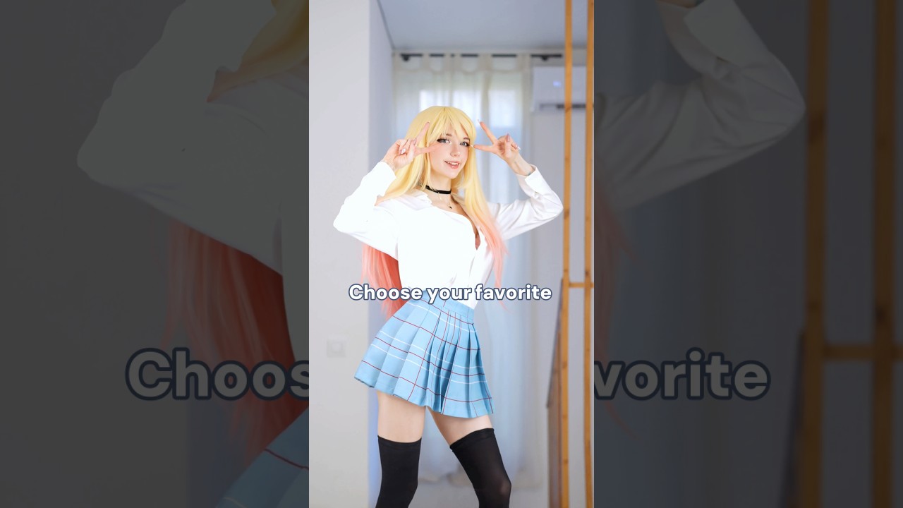Choose your favourite Marin 💙 astochka - bite #cosplay #anime #track #music #marin #egirl #bunny