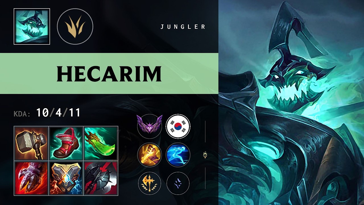 Hecarim Jungle vs Rek'Sai - KR Master Patch 26.11