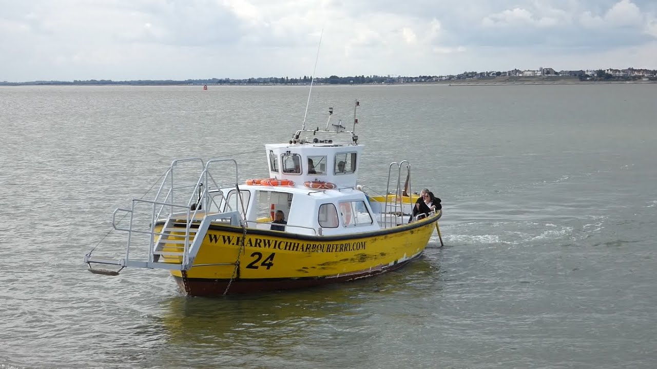 Harbour Ferry across from Harwich to Felixstowe.    15th September 2022