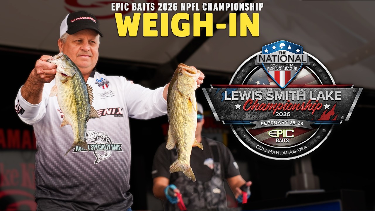 Day 1 Weigh-In - Epic Baits 2026 NPFL Championship on Smith Lake (AL)
