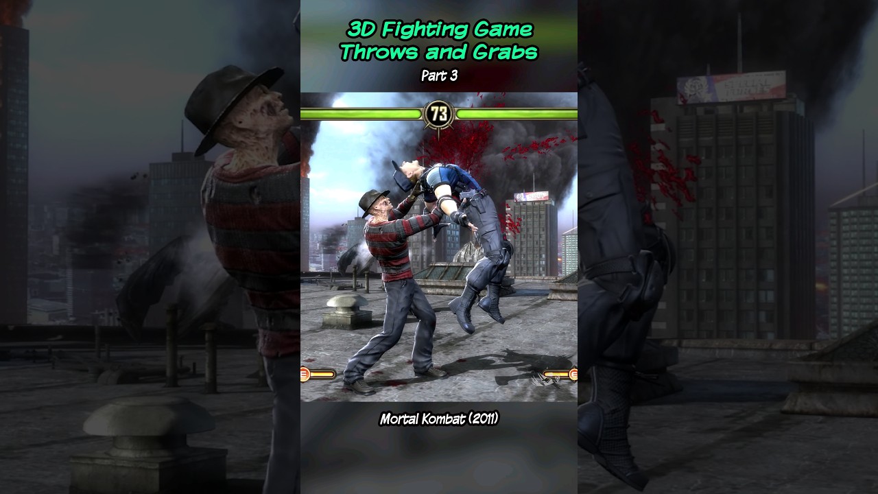 3D Fighting Game Throws Compilation - Part 3