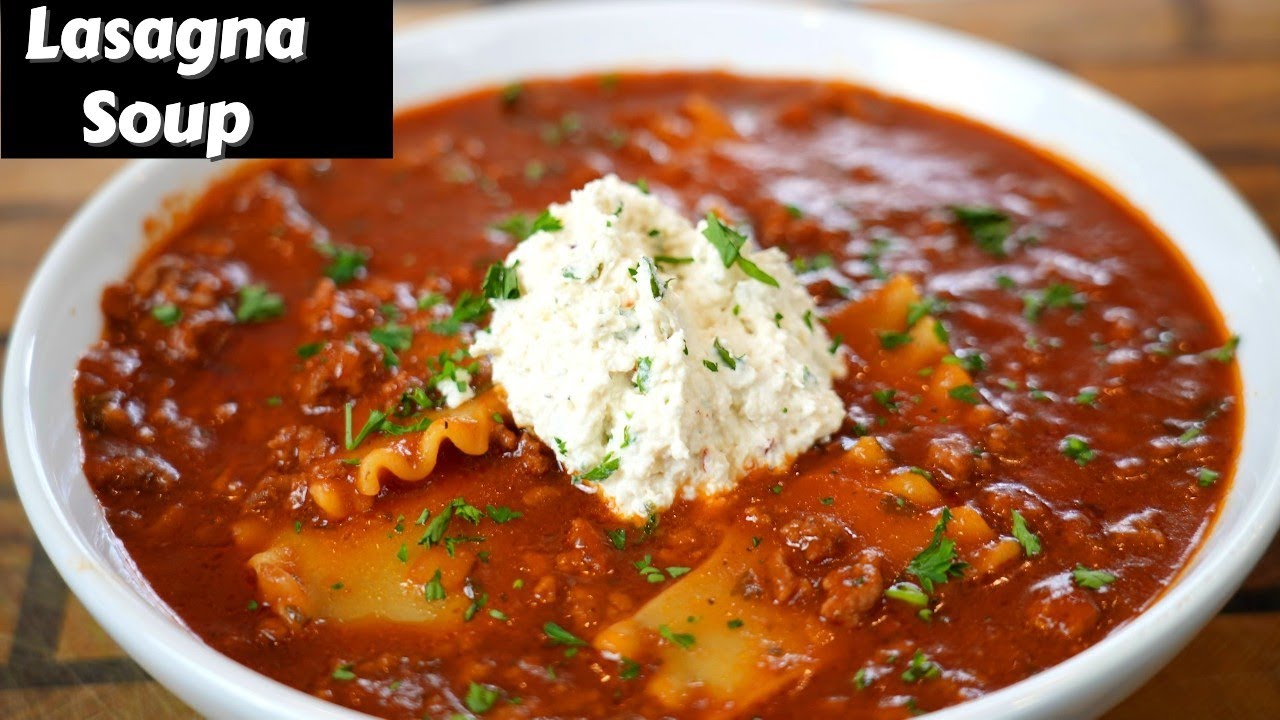 I've Been Craving This Soup All Winter | How To Make Delicious Lasagna Soup