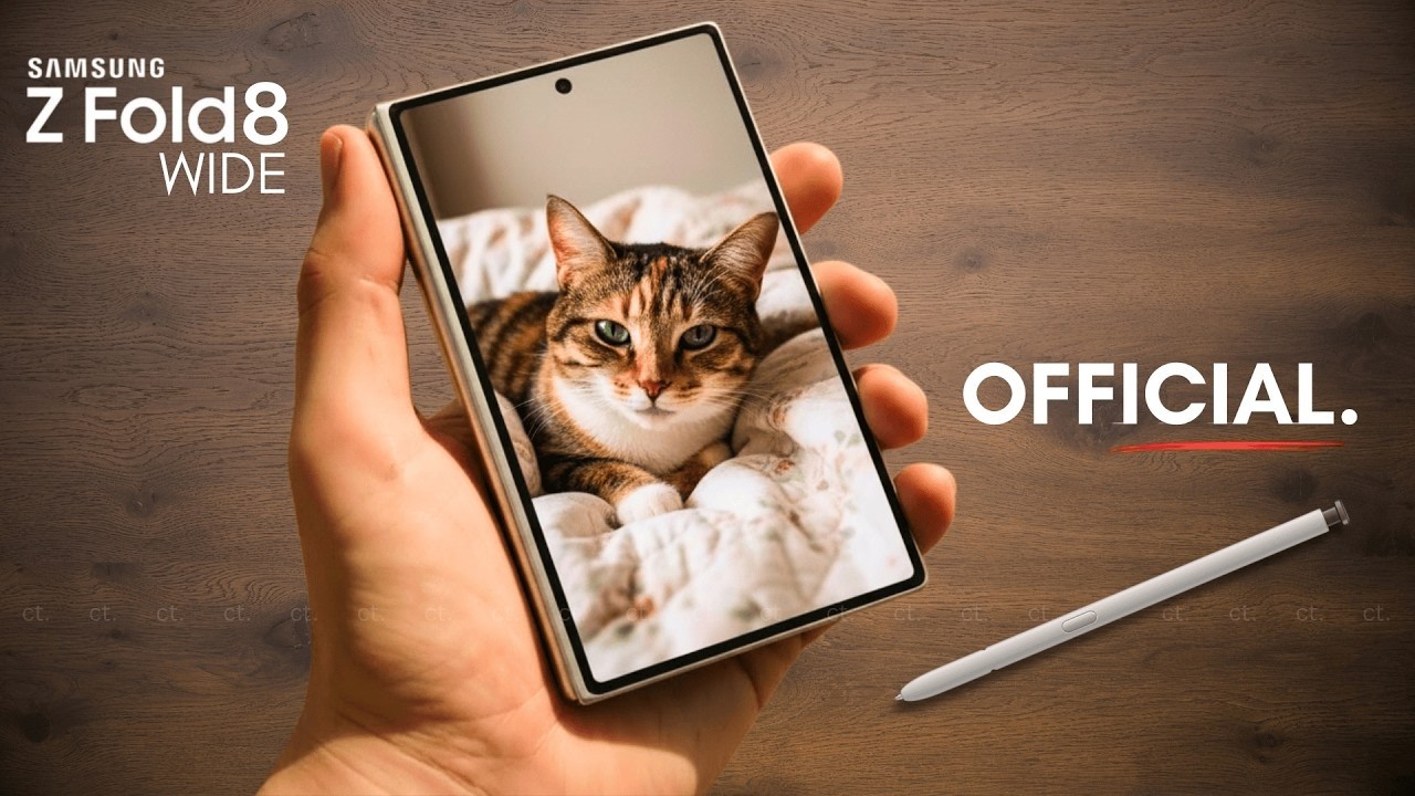 Samsung Galaxy Z Fold 8 Wide — это может изменить представление о складных смартфонах.
