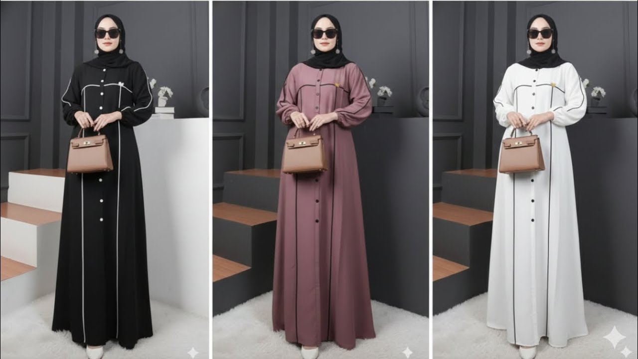 MODEL GAMIS TERBARU DRESS LEBARAN 2026