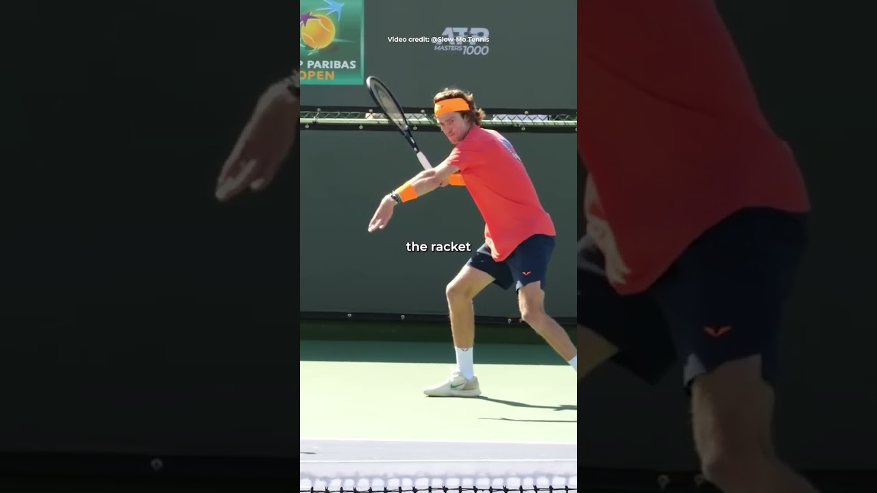 Andrey Rublev Forehand Breakdown by OTI Instructor Gregg le Sueur🎾