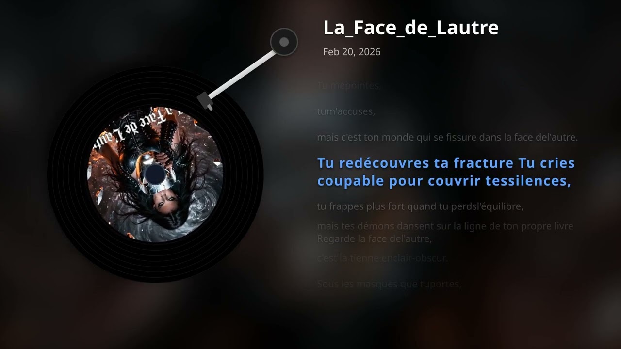 La Face de L'autre