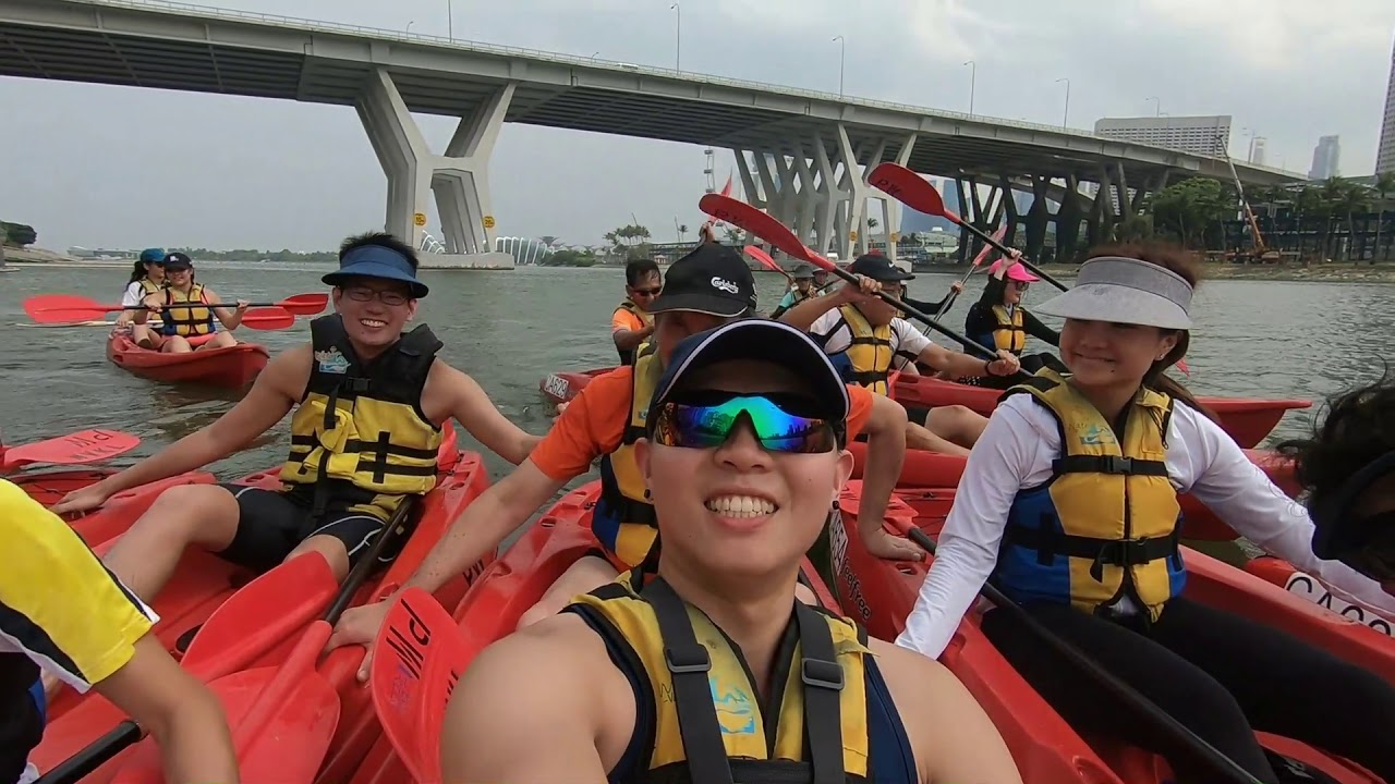 Kayaking @ Passion Wave Marina Bay