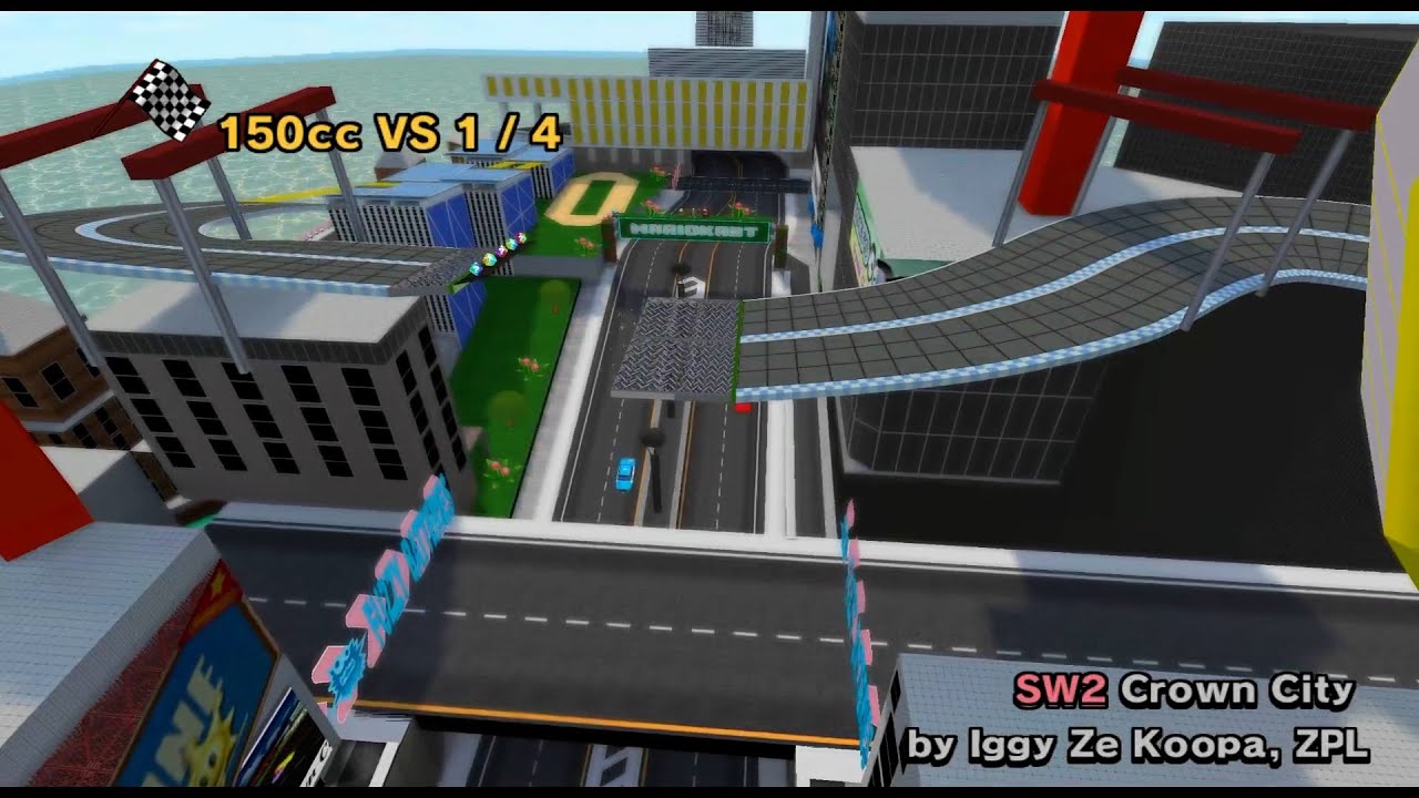 Mario Kart® Wii - SW2 Crown City 1 [Toad Gameplay]