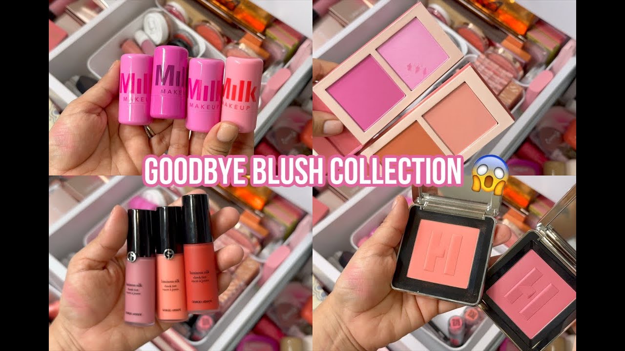 Blush Collection DECLUTTER With Me! + Makeup Collection Organization
