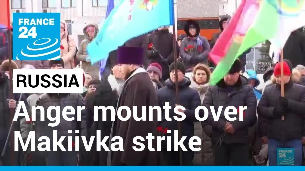 Anger mounts in Russia as Kremlin raises Makiivka missile strike death toll • FRANCE 24 English