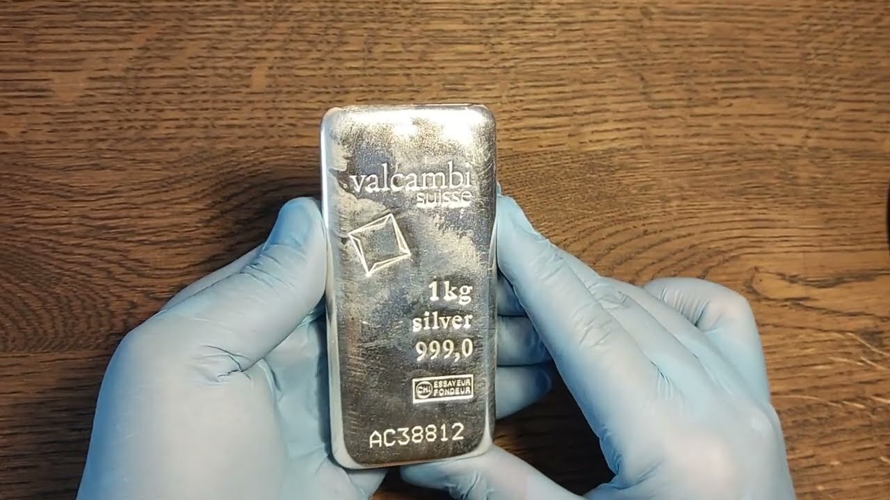 Valcambi Suisse 1kg Silver Bar