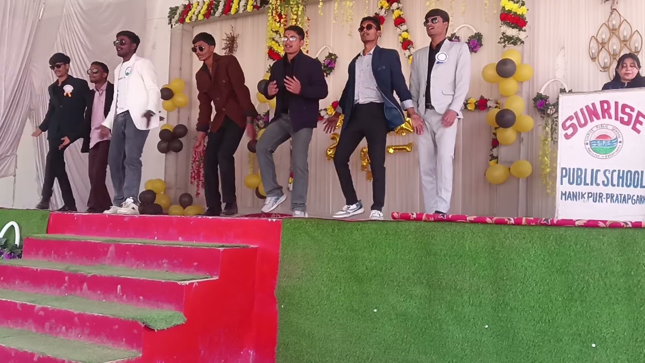 Farewell party in sunrise public school manikpur kunda pratapgarh #trending #farewell #manikpur 