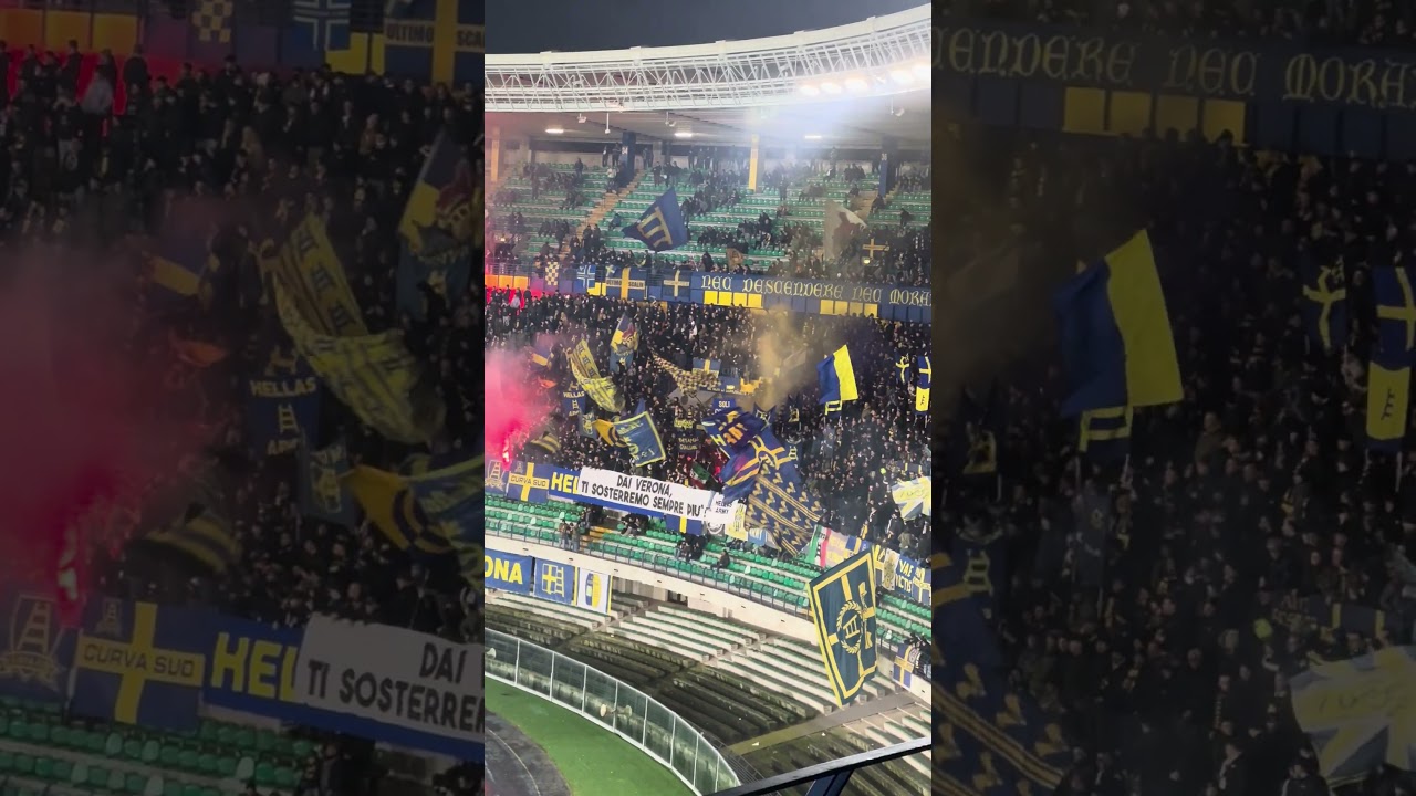 CURVA HELLAS ON FIRE 🔥 | Verona vs Pisa | 06.02.2026
