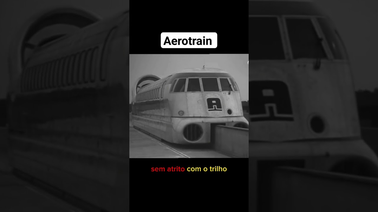 Aerotrain #trem #train #aerotrain #hovertrain #ferrovia #ferroviaria #locomotiva #mecanica
