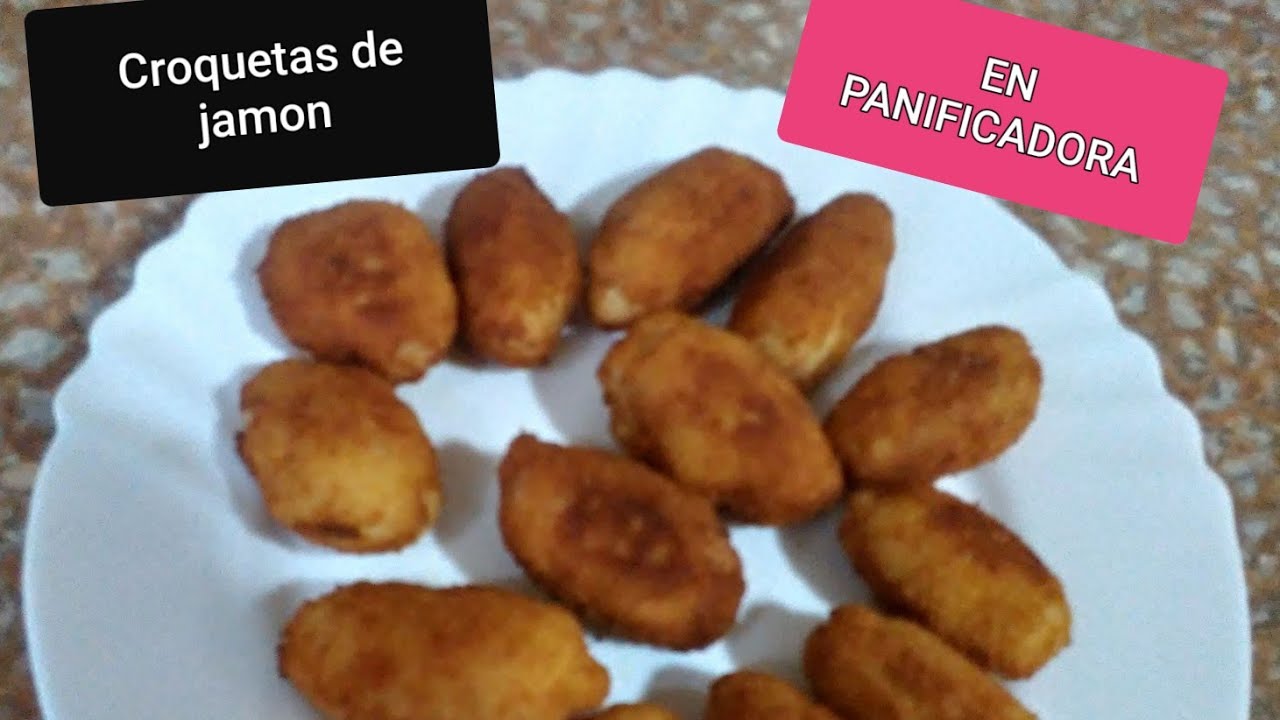 Como hacer Croquetas de jamón en panificadora