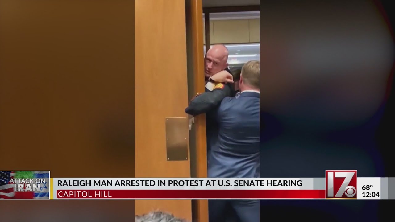 Raleigh man arrested in protest at U.S. Senate hearing