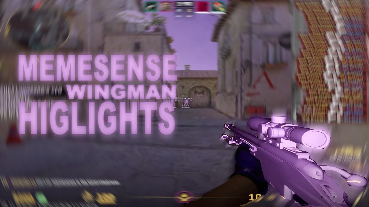 MemeSense WINGMAN HvH Higlights /// best cfg /// hitsounds pack.