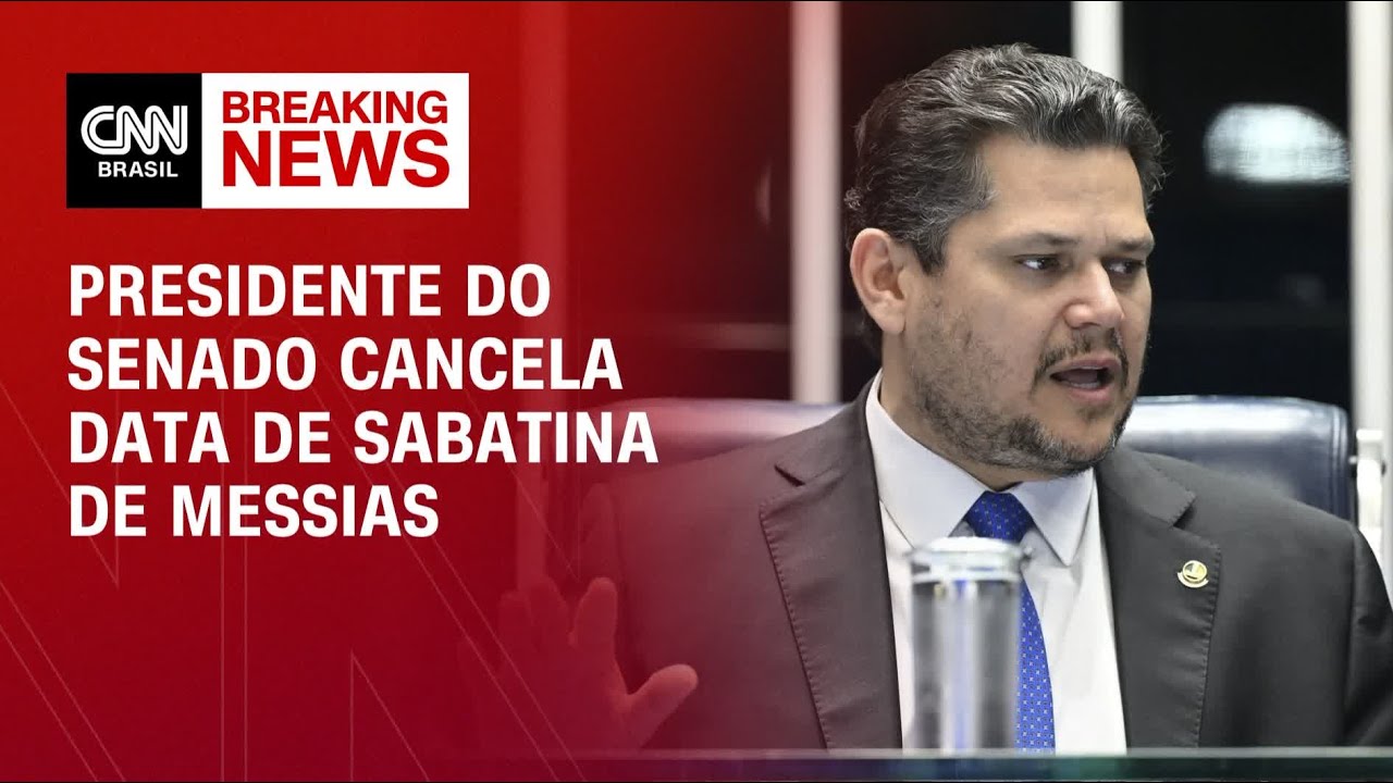 Alcolumbre cancela data de sabatina de Jorge Messias | CNN 360&ordm;