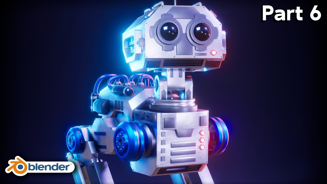Sci-Fi Mech Robot - Part 6 (Blender Tutorial)