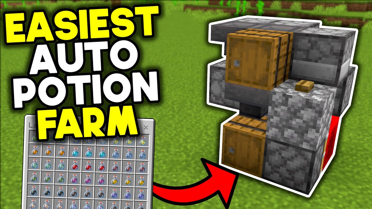 Easiest Auto Potion Brewer Minecraft Bedrock 1.21/26.1+ (2026)