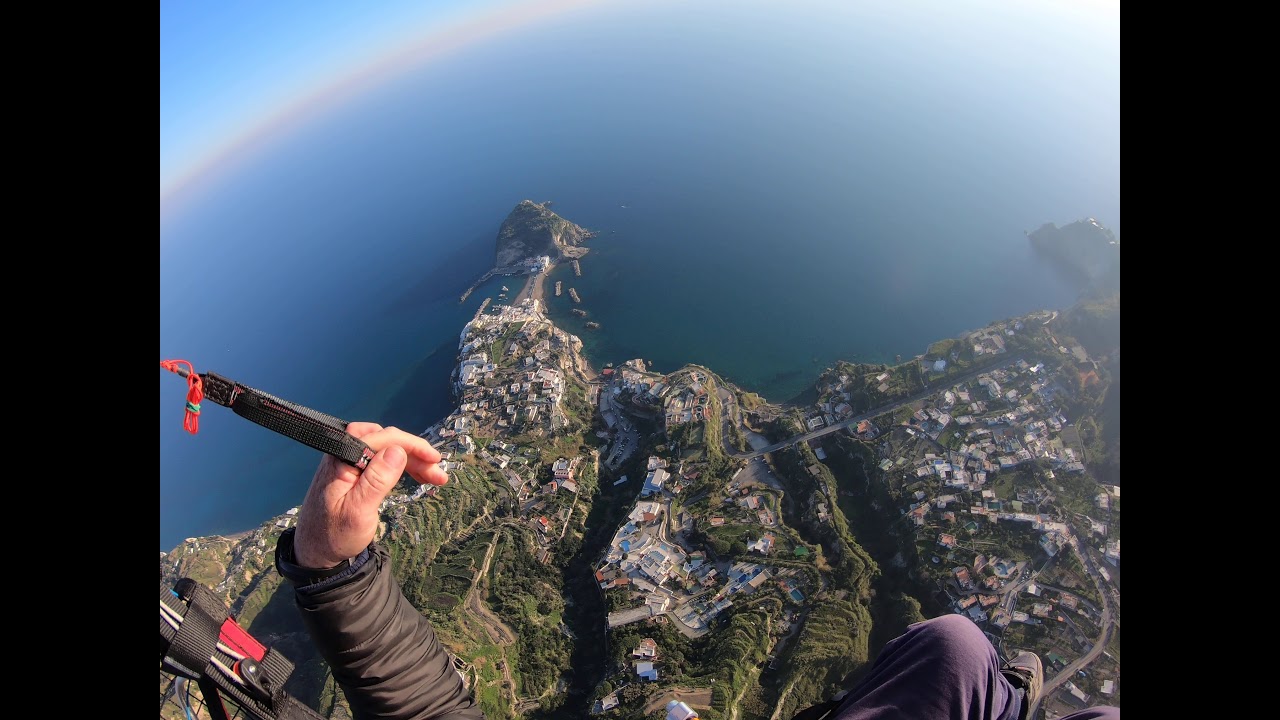 Ischia fly Belvedere Serrara by Polini thor 202 Paramotor